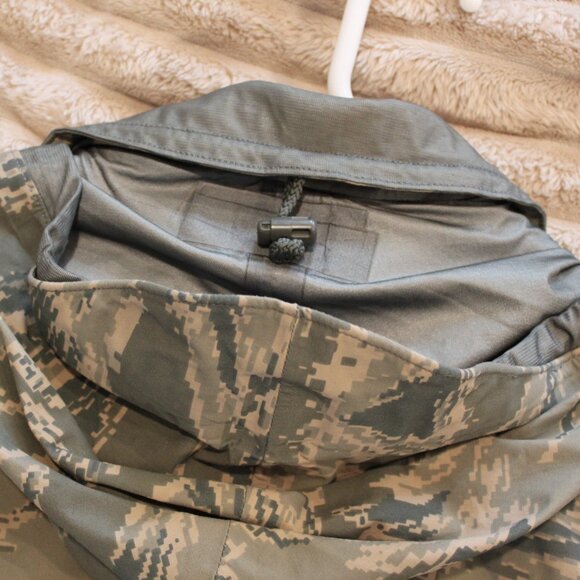 Air Force Tiger Stripe Parka All Purpose Environmental Camoflage Apecs Sz Large - Picture 8 of 16